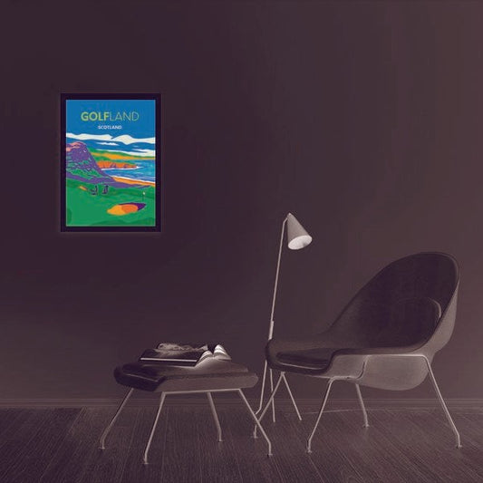 GOLFLAND SCOTLAND, art prints
