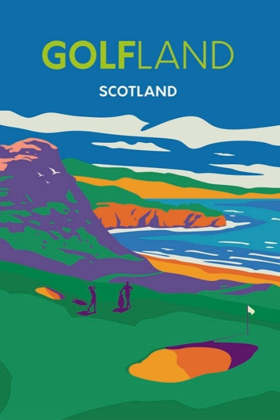 GOLFLAND SCOTLAND, art prints