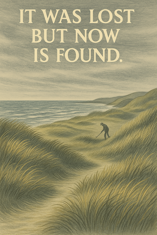 It Was Lost But Now Is Found.