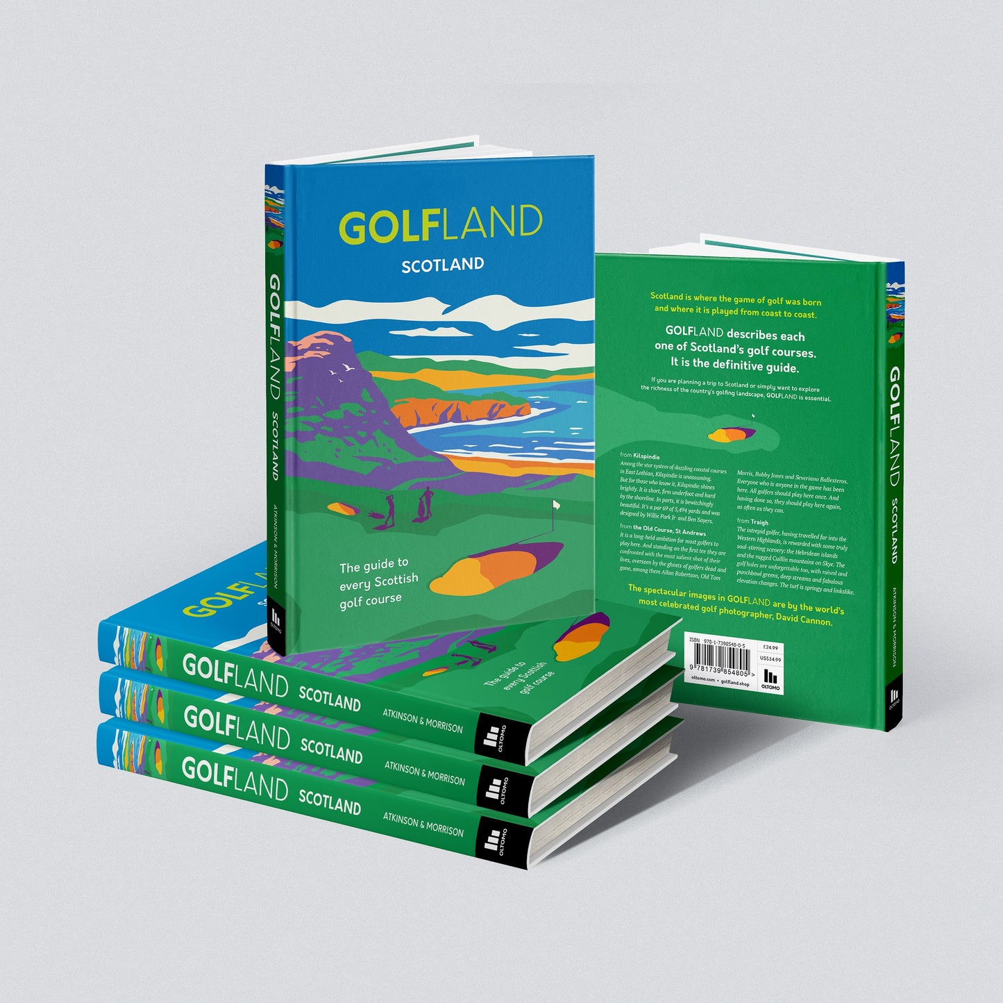 GOLFLAND - SCOTLAND, hardback book